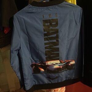 DC Black Batman Logo Jacket